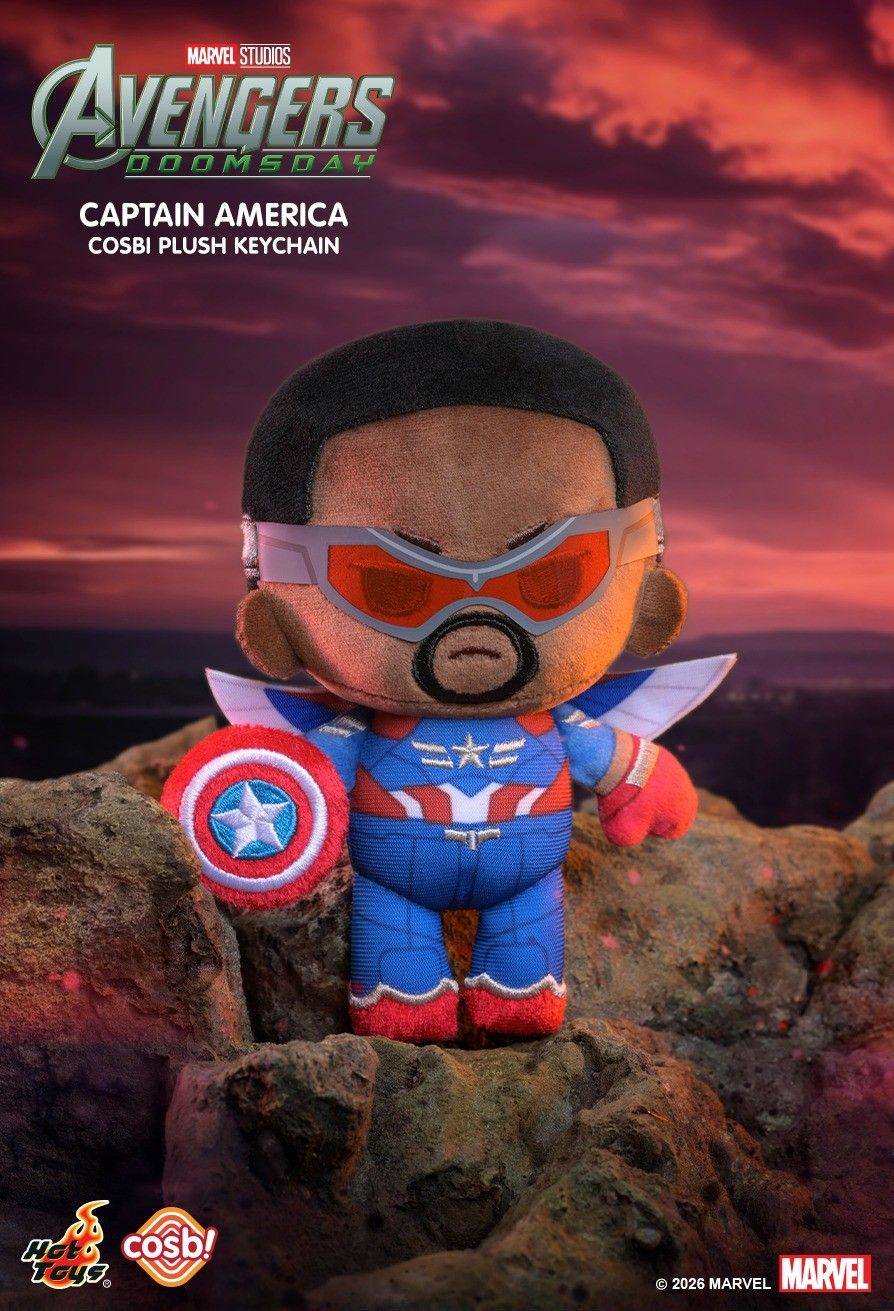 Hot Toys Marvel Avengers Doomsday Cosbi Plush Keychain Collection(Full set of 8)