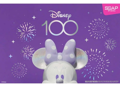 Load image into Gallery viewer, Soap Studio Disney 100th Anniversary Mickey and Minnie Heart Mini PVC Busts
