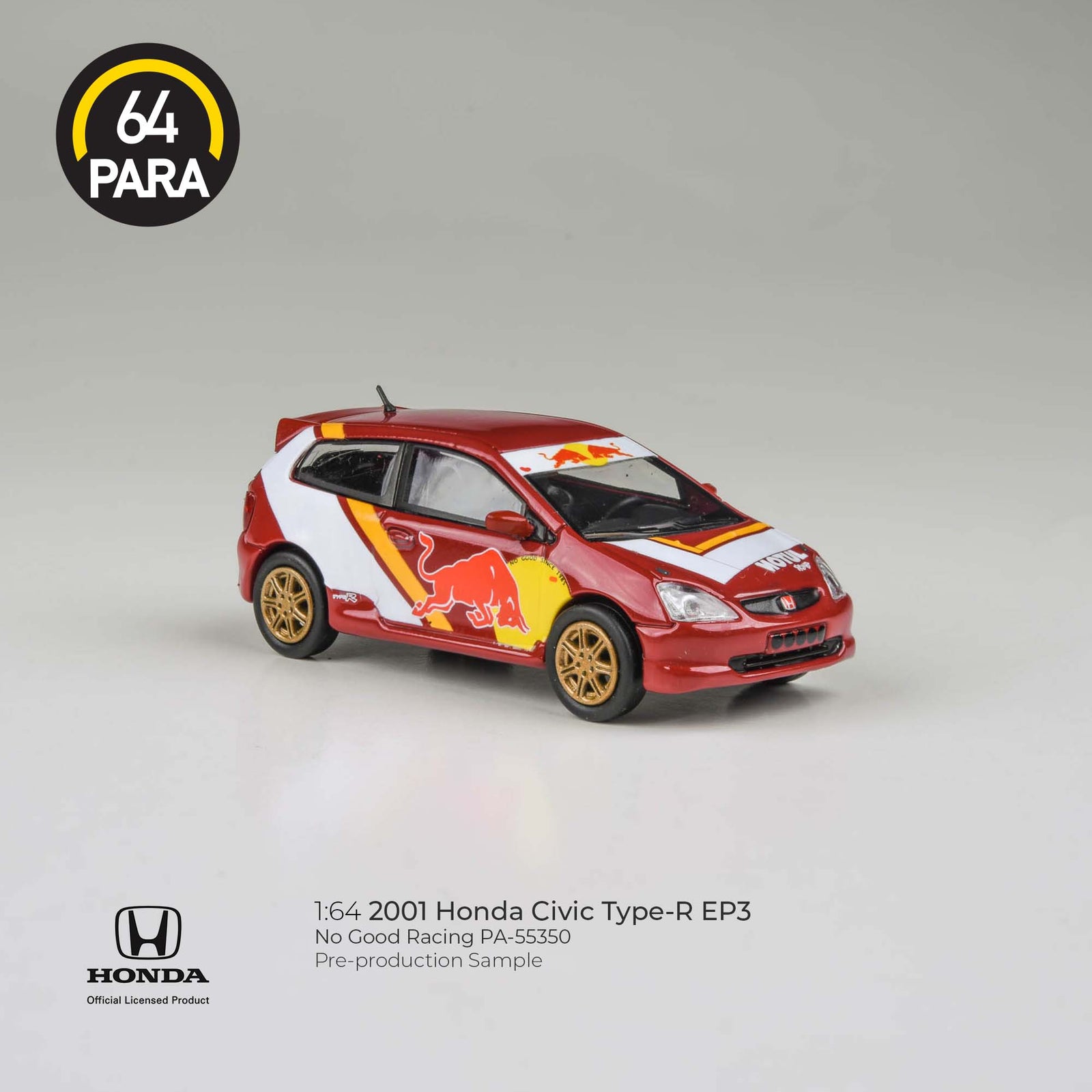 PARA64 1/64 2001 Honda Civic Type R EP3 No Good Racing Model Car