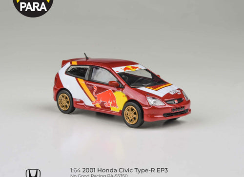 Load image into Gallery viewer, PARA64 1/64 2001 Honda Civic Type R EP3 No Good Racing Model Car
