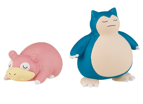 Load image into Gallery viewer, Takara Tomy Pokemon MonColle Collection Slowpoke &amp; Snorlax Mini Set Figure Set
