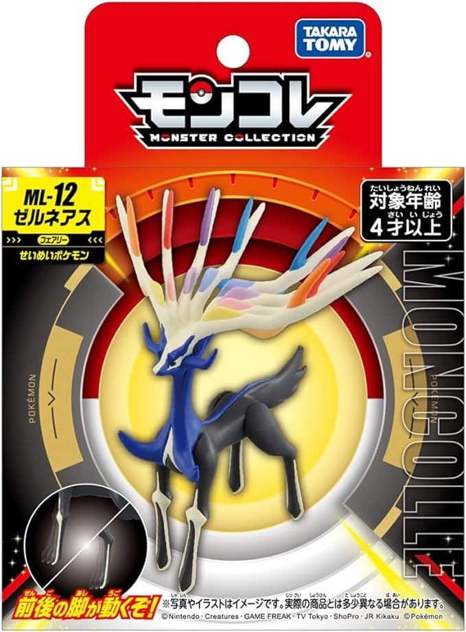 Takara Tomy Pokemon Moncolle ML-12 Xerneas Monster Collection Large Figure