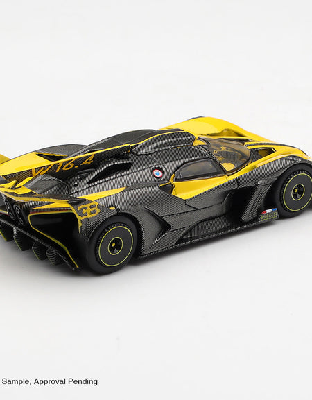 Mini GT #1229 1/64 Bugatti Bolide Yellow Diecast model car