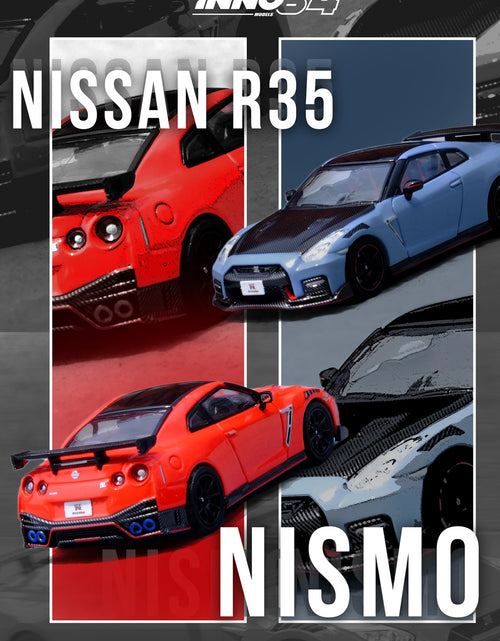 Load image into Gallery viewer, INNO64 1/64 NISSAN GT-R (R35) NISMO Red Diecast Model Car
