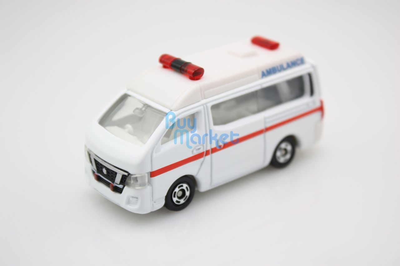 New Takara Tomy Tomica #18 Nissan NV350 Caravan Ambulance 1/69 Diecast Toy Car