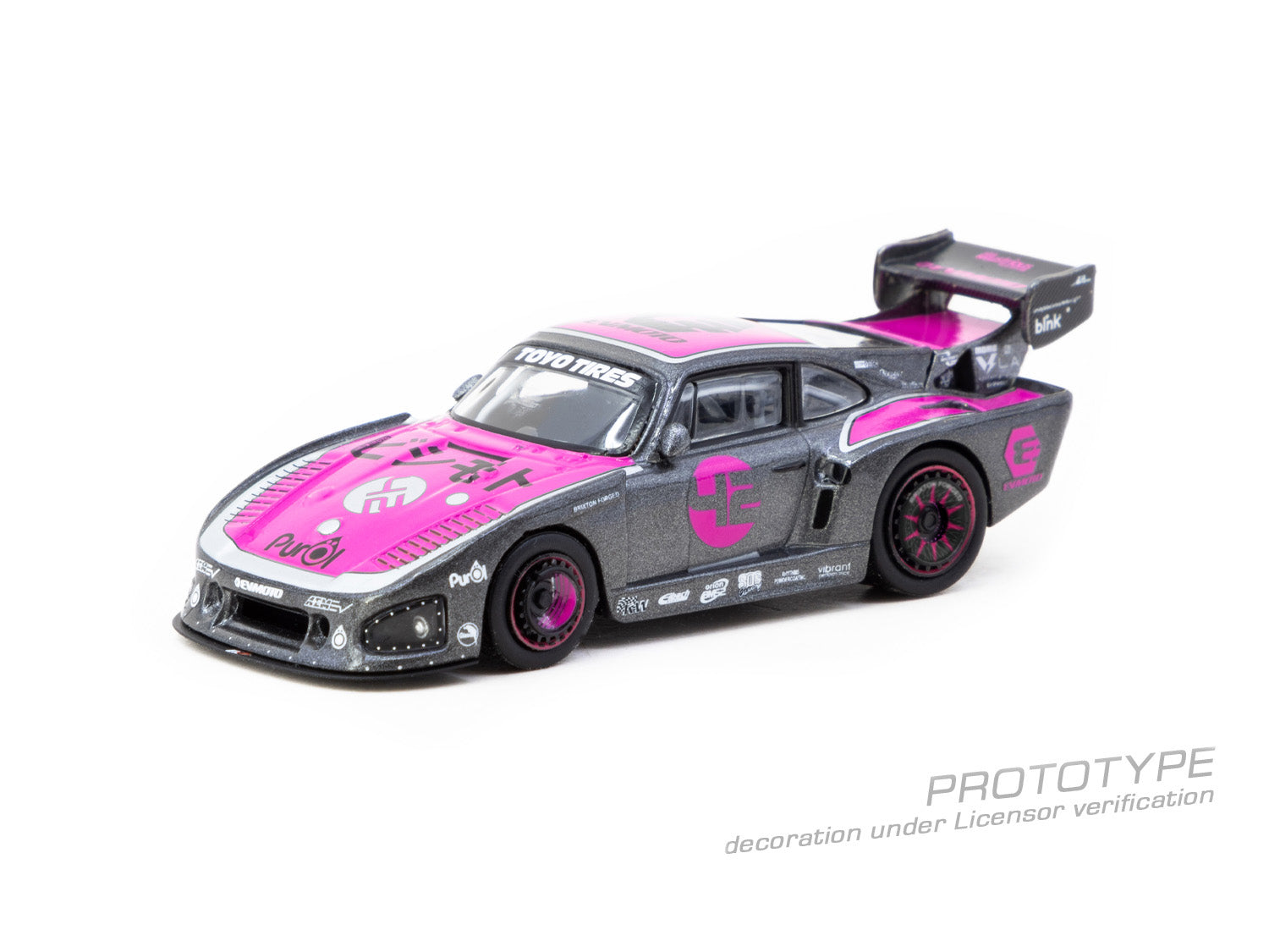 Tarmac Works 1/64 Bisimoto Porsche 935 K3V with Trading Card Set