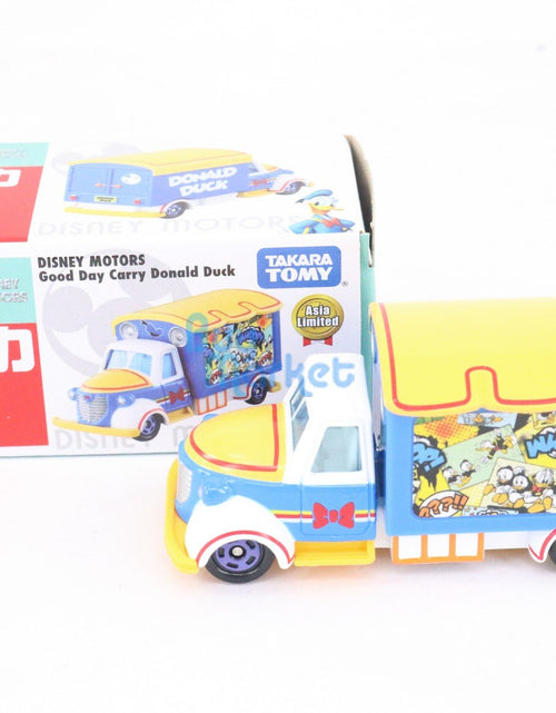 Load image into Gallery viewer, Takara Tomy Disney Motors Goodday Carry Donald Duck Special Diecast toy car new
