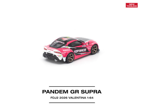Load image into Gallery viewer, (Pre-order) POPRACE 1/64 - PANDEM GR SUPRA FDJ2 VALENTINA PIAZ Diecast Model Car
