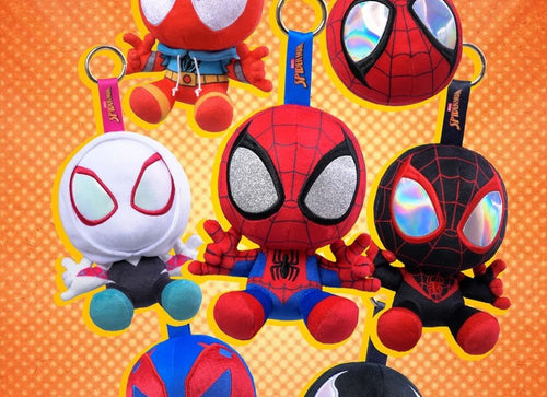 Load image into Gallery viewer, Hot Toys Spider-Man Marvel Comic Cosbi Plush Keychain Collection (Full set of 6)
