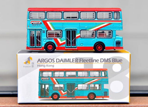 Load image into Gallery viewer, Tiny City 18 Die-cast Model Car - ARGOS DAIMLER Fleetline DMS Blue
