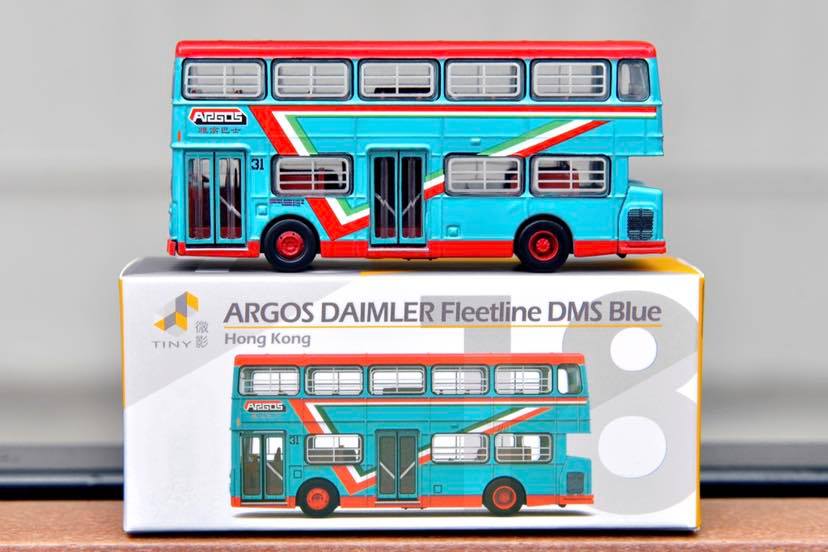 Tiny City 18 Die-cast Model Car - ARGOS DAIMLER Fleetline DMS Blue