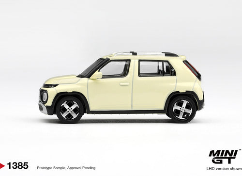 Load image into Gallery viewer, (Pre-order) Mini GT #1385 Hyundai Casper Butter Cream Yellow Pearl Diecast Model
