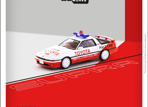 Load image into Gallery viewer, Tarmac Works 1/64 T64-064-PAC Toyota Supra Pace Car
