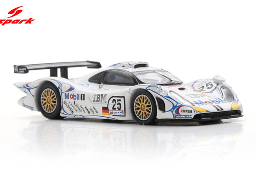 Load image into Gallery viewer, (Pre-order) Spark Porsche 911 GT1 No.25 2nd Le Mans 24H 1998 Diecast Model Car
