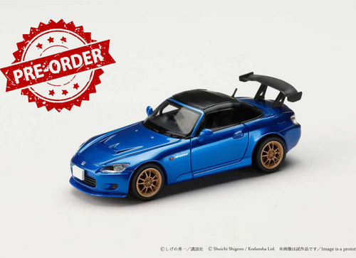 Load image into Gallery viewer, (Pre-order) Hobby JAPAN 1/64 Honda S2000 Initial D Joshima VS Fujiwara Blue
