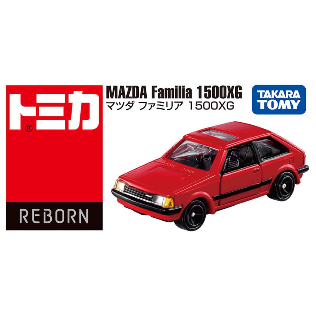 Takara Tomy Tomica ReBorn Mazda Familia 1500XG Diecast Model Car