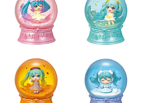 Load image into Gallery viewer, Re-Ment Hatsune Miku Series Scenery Dome - A Story of Seasons (Full set of 4)
