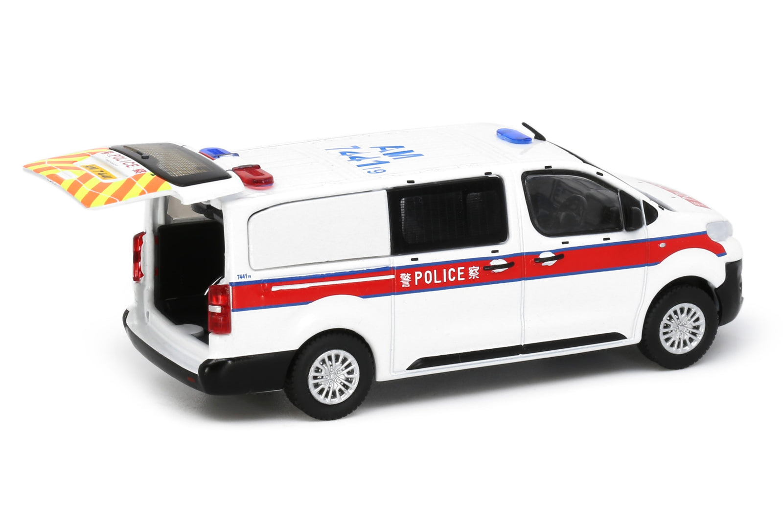Tiny City 71 Die-cast Model Car - 1:64 Peugeot Expert Police (AM7441)