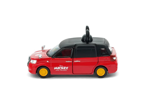 Load image into Gallery viewer, Tiny City 1/64 - Disney Vehicle - Hong Kong Hybrid Urban Taxi x Mickey (Black)
