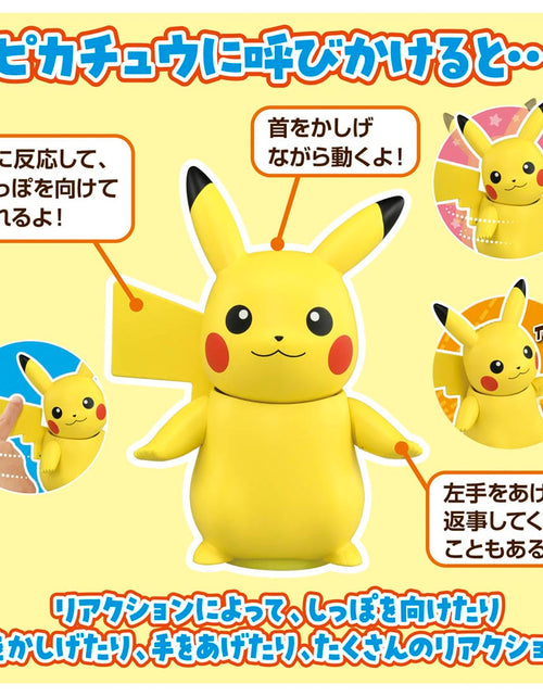Load image into Gallery viewer, Takara Tomy Pokemon High Five! Pikachu Talking Responsive Sound Robot Toy
