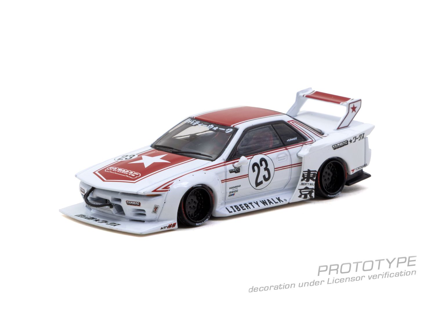 (Pre-order) Tarmac Works 1/64 LB-KAIDO WORKS Nissan R32 Skyline Tarmac Model Car
