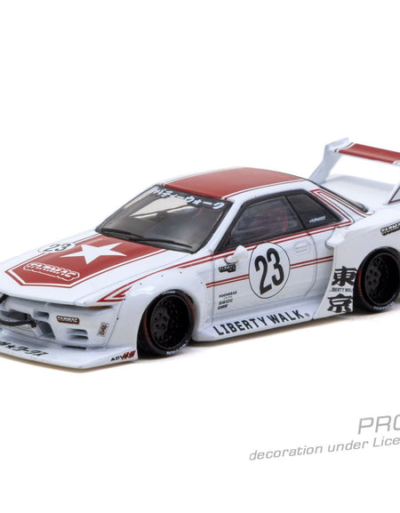 (Pre-order) Tarmac Works 1/64 LB-KAIDO WORKS Nissan R32 Skyline Tarmac Model Car