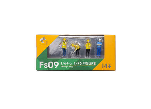Load image into Gallery viewer, Tiny Hong Kong City Set Fs09 1/76 Construction Worker Man Model Toy Figure
