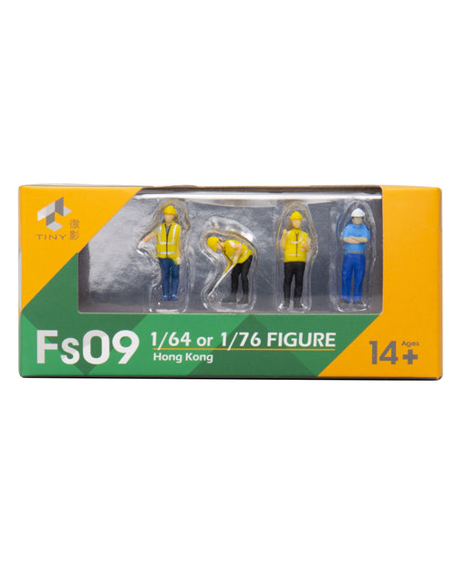Load image into Gallery viewer, Tiny Hong Kong City Set Fs09 1/76 Construction Worker Man Model Toy Figure
