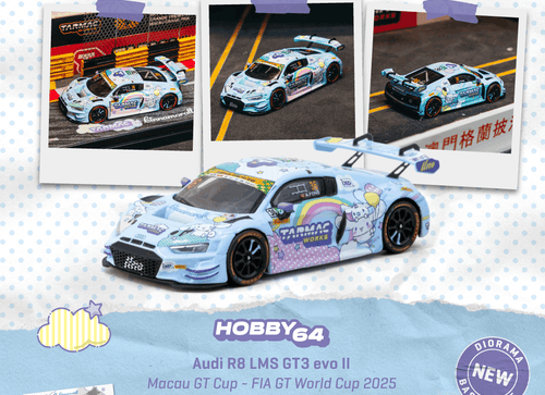 Load image into Gallery viewer, (Pre-order) Tarmac Works Audi R8 LMS GT3 evo II Macau GT FIA World Cup Diecast
