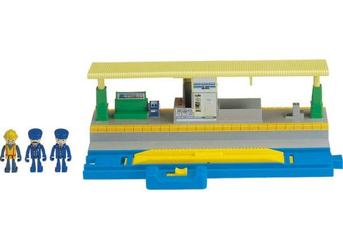 Load image into Gallery viewer, Takara Tomy Plarail Accessory J-28 Plakids Station Set w/ Figures
