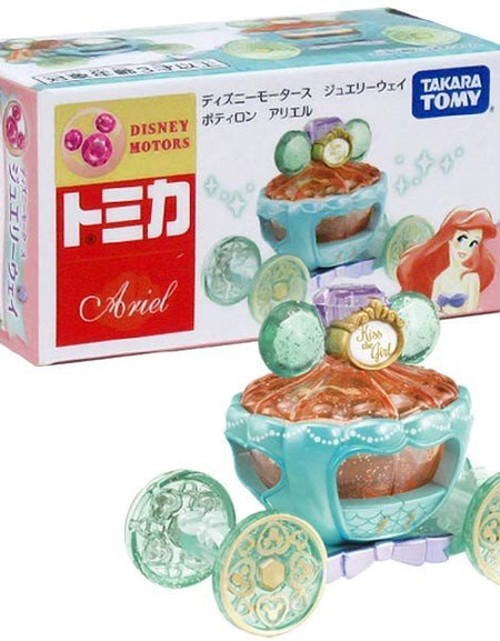Takara Tomy Tomica Disney Motors Jewelryway Potiron Ariel Mini Diecast Car