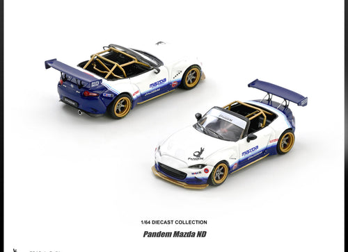 Load image into Gallery viewer, INNO64 1/64 Mazda MX-5 (ND) Miata "PANDEM ROCKET BUNNY" V1.0 Diecast Model Car
