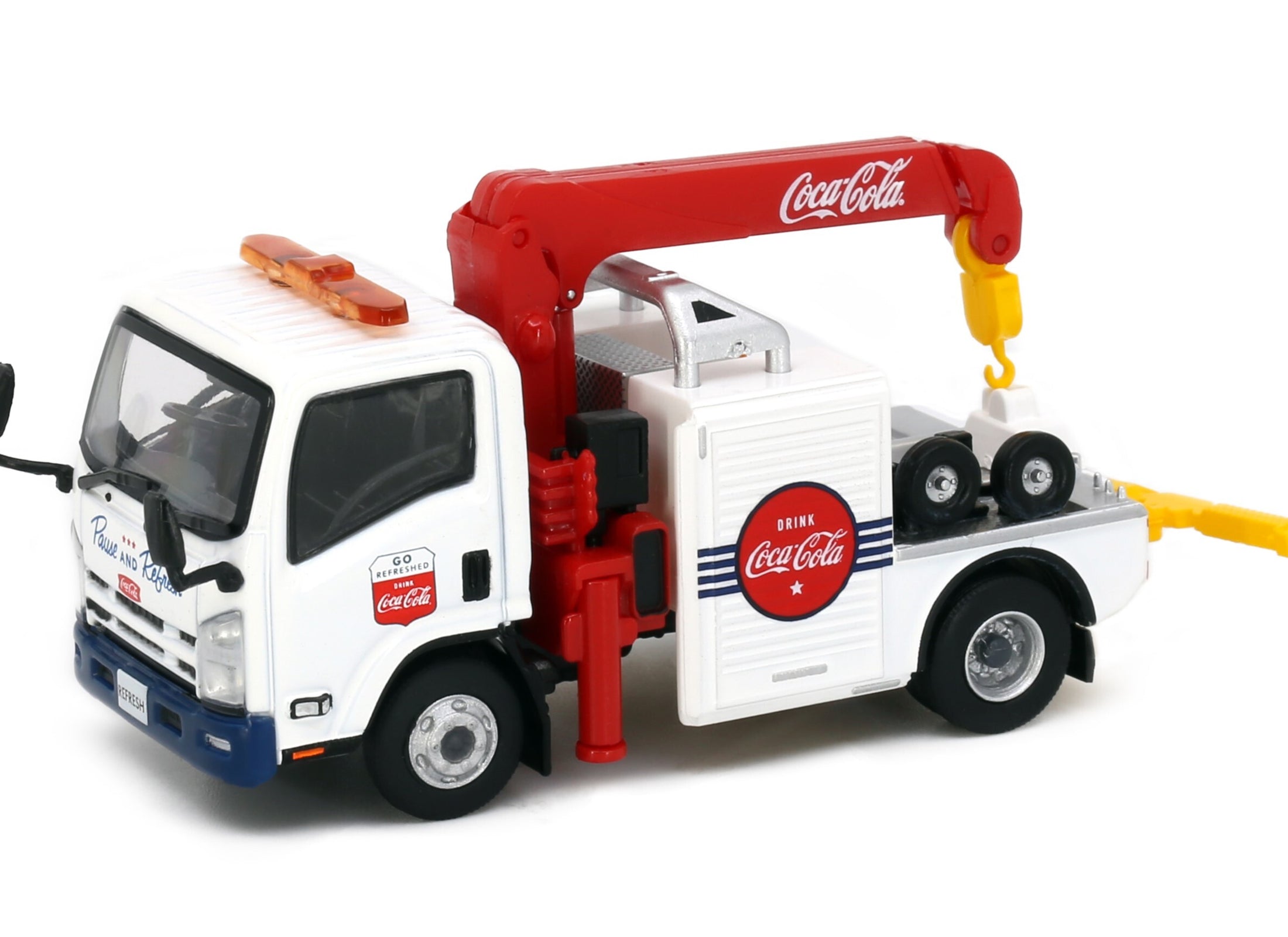 Tiny City Die-cast Model Car - Isuzu N Series Tow Truck Coca-Cola