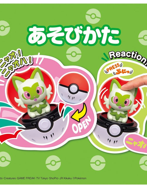 Load image into Gallery viewer, Takara Tomy Pokemon Pocket Monsters Pyokopuni Sprigatito Figure
