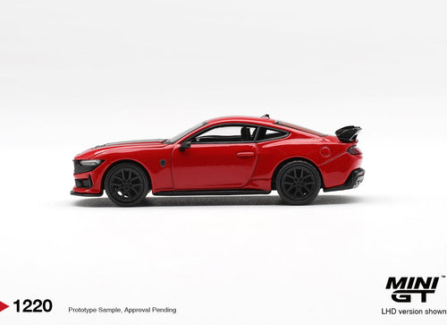 Load image into Gallery viewer, (Pre-order) MINI GT #1220 Ford Mustang Dark Horse Race Red LHD Diecast Model Car
