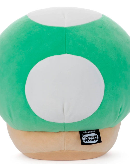 Load image into Gallery viewer, Takara Tomy Arts Super Mario Soft Plush Toy - Mocchi Game Style 1UP Mushroom
