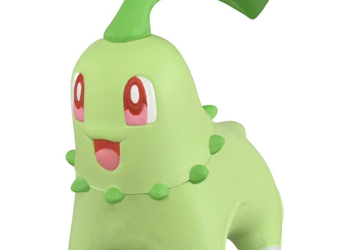 Load image into Gallery viewer, Takara Tomy Pokemon Pocket Monster Moncolle Chikorita 4cm Mini Figure
