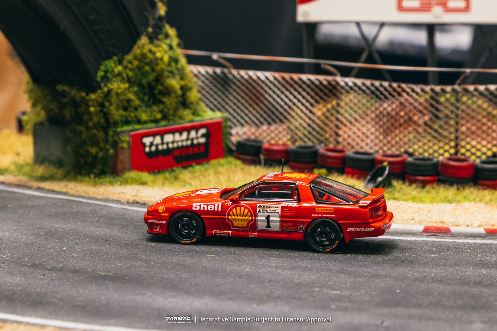 Tarmac Works Diecast Car 1/64 Toyota Supra Turbo (MA70) BTCC 1988