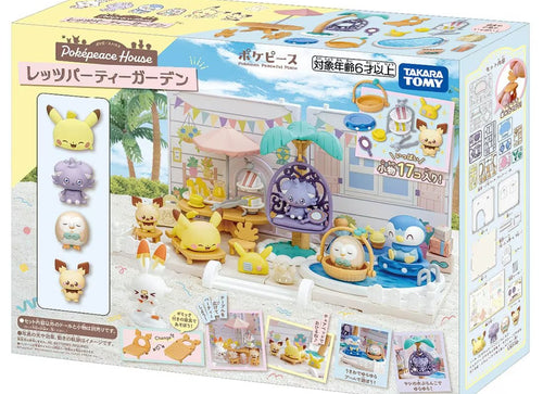Load image into Gallery viewer, Takara Tomy 	Pokemon PokePeace Let`s Party Garden with figures set
