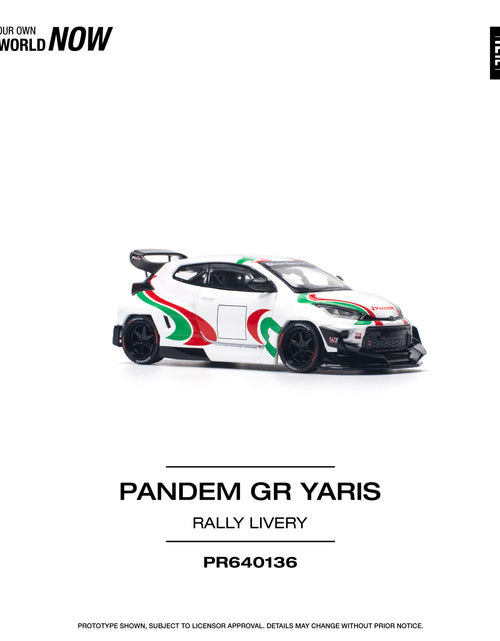 Load image into Gallery viewer, POPRACE 1/64 PANDEM GR YARIS - RALLY LIVERY Model Car
