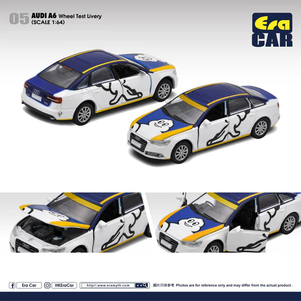 Era Car 1:64 Diecast Car - #05 Audi A6 (Wheel Test Livery)