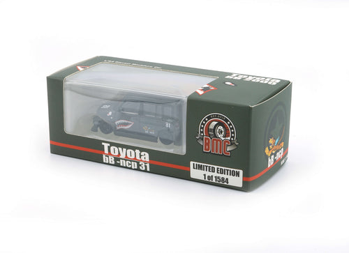 Load image into Gallery viewer, BMC 1/64 Toyota 2000 bB - Matte Green + P40 Tiger Pattern (RHD) LTD
