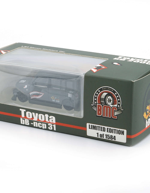 Load image into Gallery viewer, BMC 1/64 Toyota 2000 bB - Matte Green + P40 Tiger Pattern (RHD) LTD

