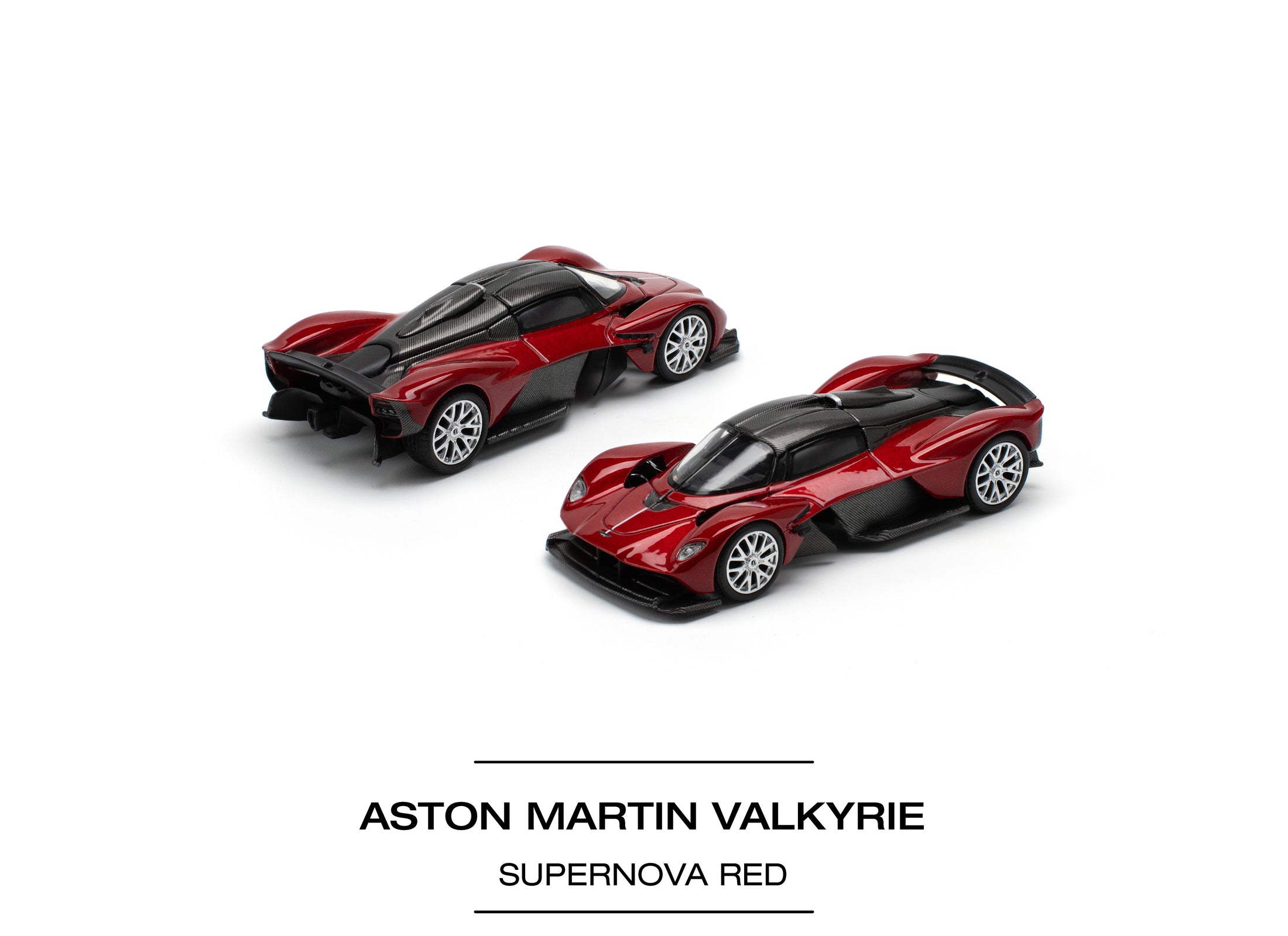 POPRACE 1/64 ASTON MARTIN VALKYRIE SUPERNOVA RED Diecast model car