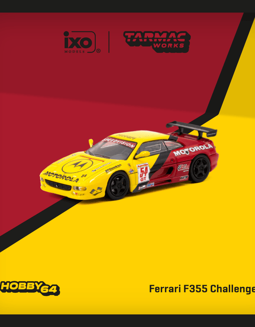Load image into Gallery viewer, Tarmac Works 1/64 Ferrari F355 Challenge World Challenge Series 2000
