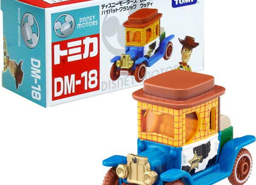 Load image into Gallery viewer, Takara Tomy Tomica Disney Motor DM-18 Hi-Hat Classic Toy Story Woody Diecast car

