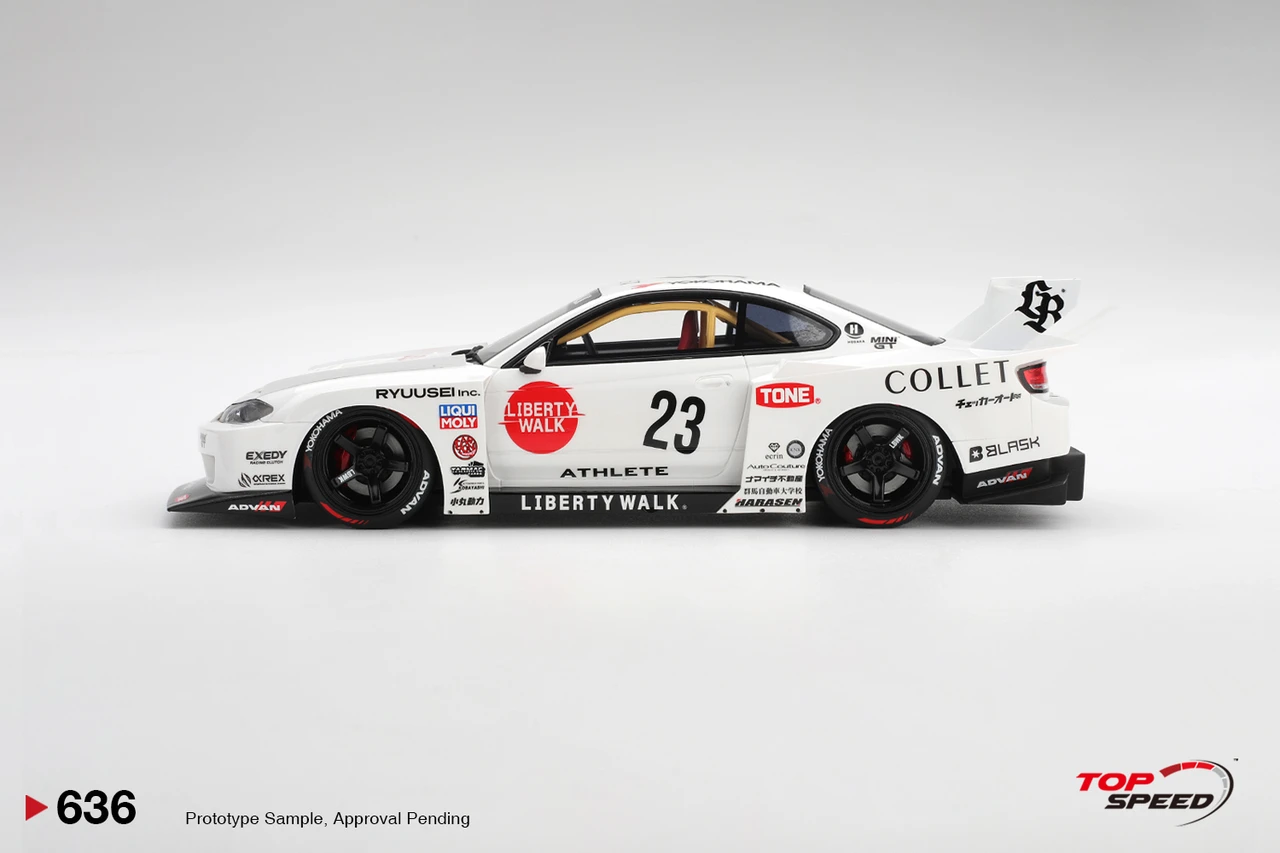 (Pre-order) Top Speed 1/18 Nissan SILVIA(S15) LB-Super Silhouette ATHLETE TS0636