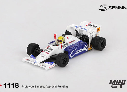 Load image into Gallery viewer, MINI GT #1118 Toleman TG184 #19 Ayrton Senna 1984 Monaco Grand Prix
