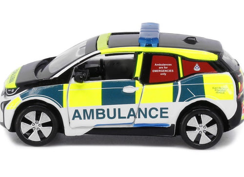 Load image into Gallery viewer, Tiny City UK17 Die-cast Model Car - BMW i3 Scottish Ambulance Service
