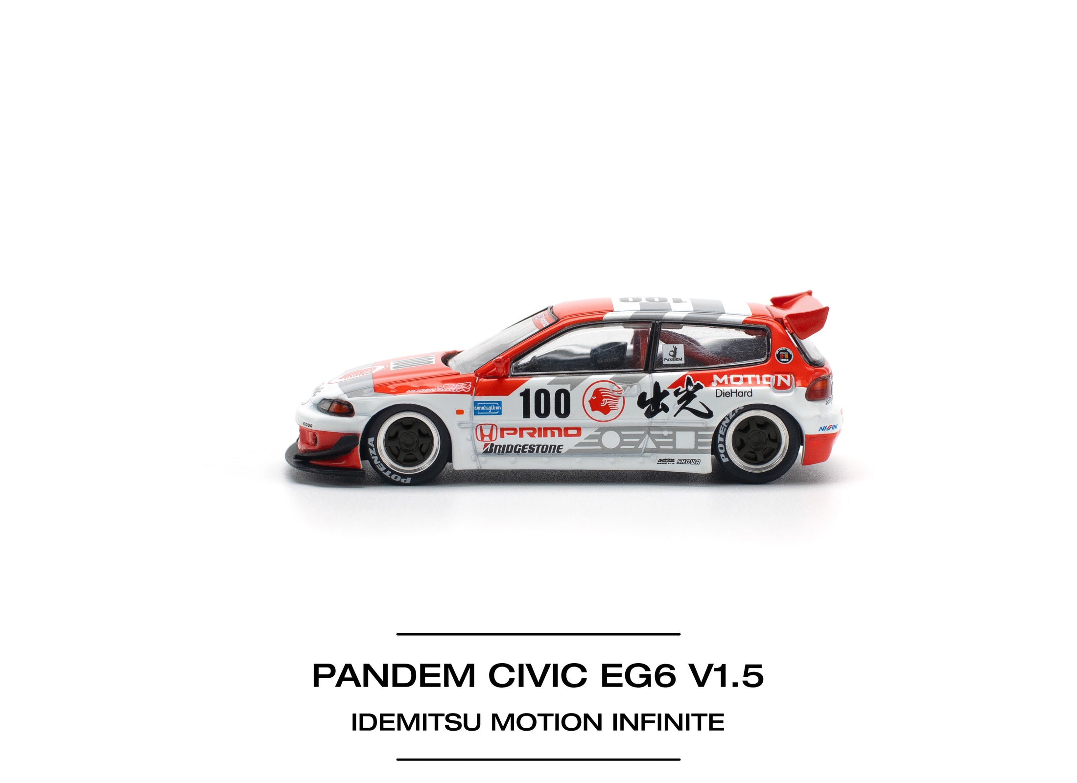 POPRACE 1/64 PANDEM CIVIC EG6 v1.5 IDEMITSU MOTION INFINITE Model